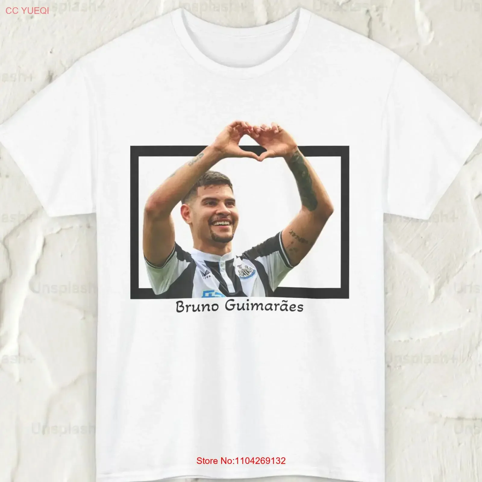 Bruno Guimaraes T Shirt Brazilian Defensive Midfield Maestro NUFC vintage Washed Soft Top For Everyday Wear fashion Unisex