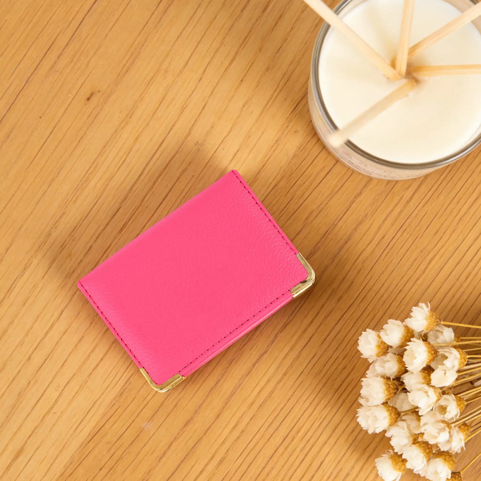 1Pcs Premium PU Id Card Protector Sleeve with Multi Grid Storage for Credit Cards Bank Cards Student Id Work Daily Use
