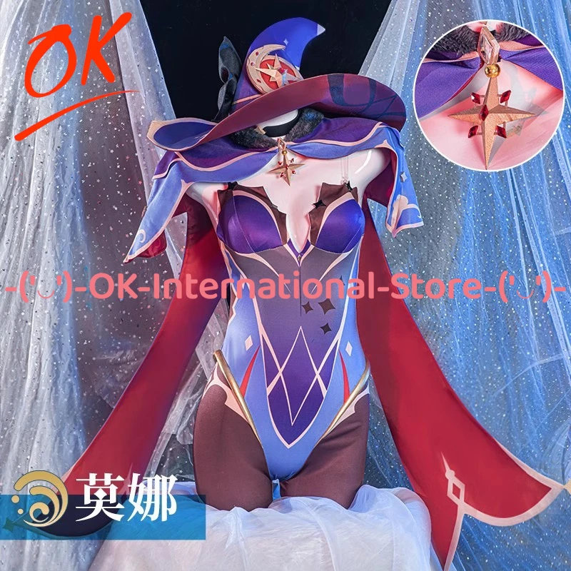 

Genshin Impact Mona Косплей Костюм Аниме Игровой Персонаж Наряд Хэллоуин Карнавальная Вечеринка Униформа Костюм