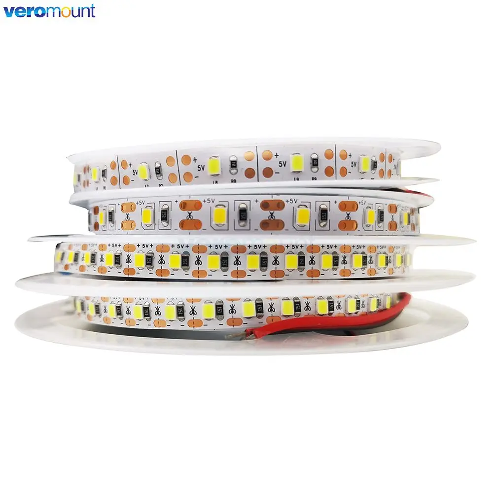 

5m DC 5V 2835 SMD Flexible LED Strip Light 60LEDs/m 120LEDs/m White Warm White Red Green Blue RGB Ribbon Tape 8mm PCB IP20/IP65