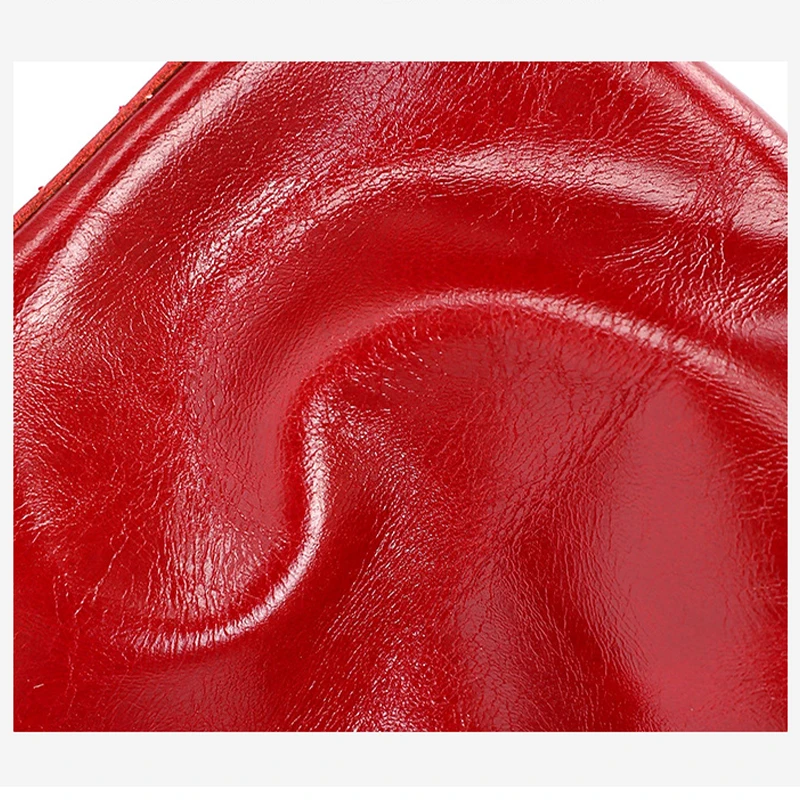 Top Grain Leather Women's Coin Purse Mini Bucket Bag with Handle Earphone & Lipstick Organizer