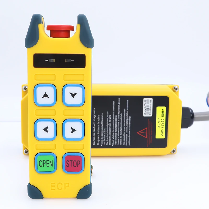 4 Buttons 12v 24v Long Distance Crane Industrial Wireless Remote Control For Material Handling