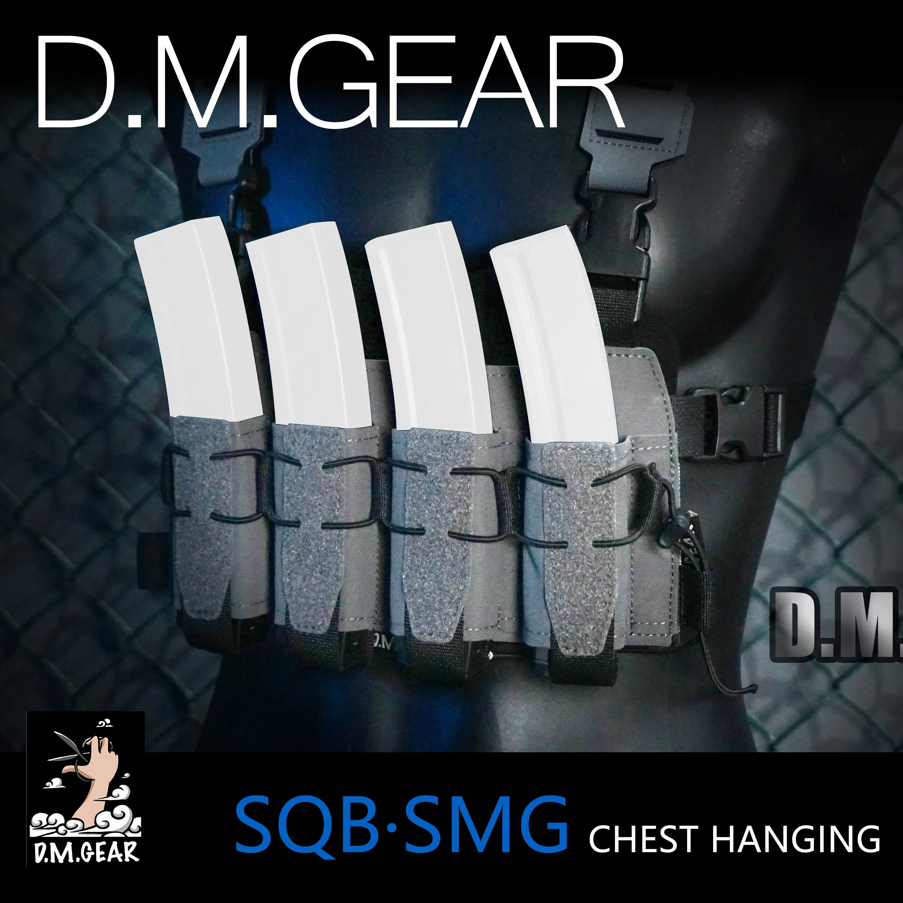 DMGear Colgante de pecho tactico camuflaje - kit multifuncion al aire libre - imagen 3