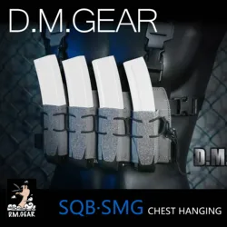 DMGear 9MM ventilatore da caccia Outdoor Quadruple Kit multifunzione SQB Personality End Camouflage Tactical Chest Hanging