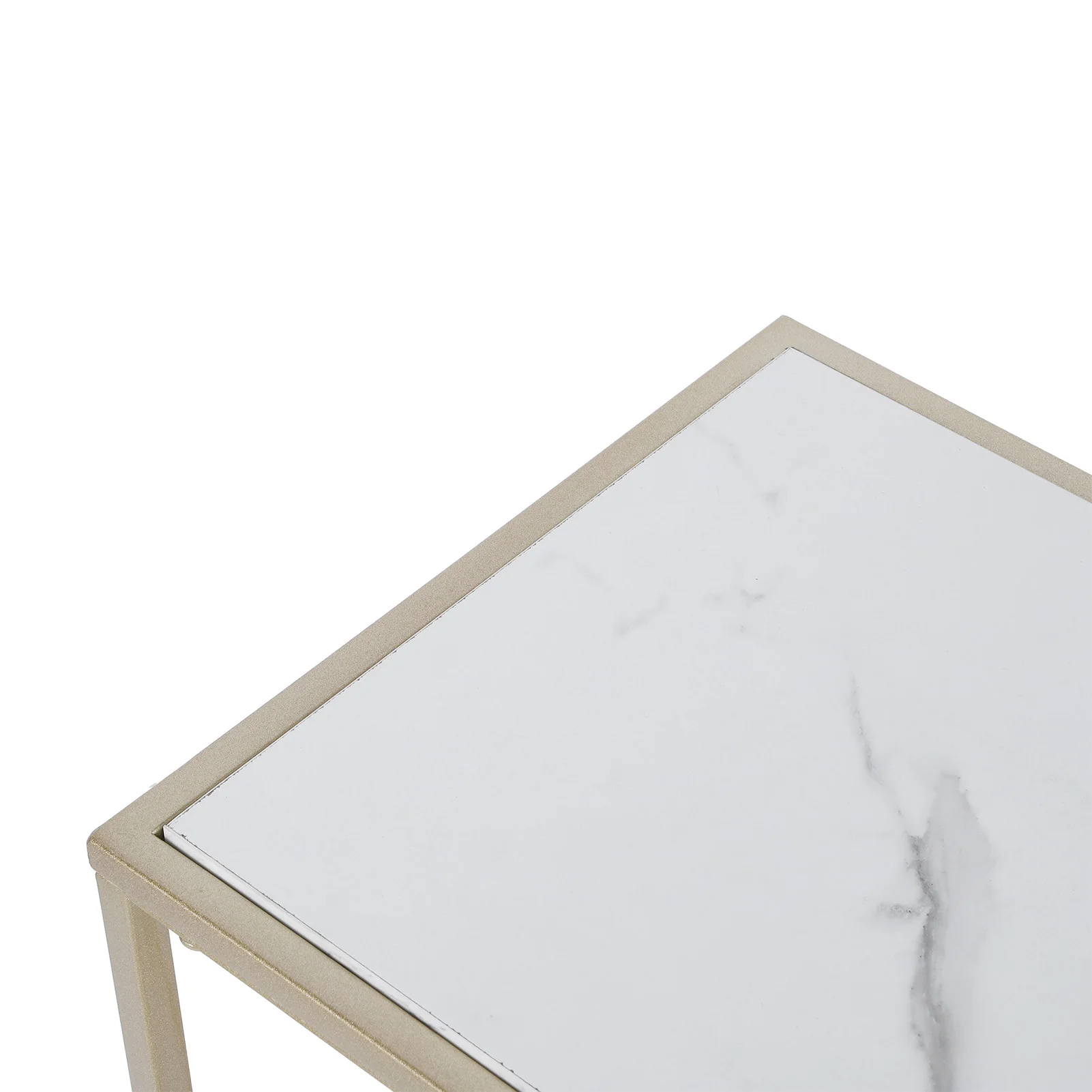 Table basse moderne en forme de C, table à thé, type ouvert, extrémité latérale, chambre à coucher, salon, décoration de bureau