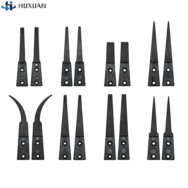 8 Pair Precision Anti Static ESD Tweezers Replaceable Tips Conductive Plastic Head Tweezers For Electronic Soldering