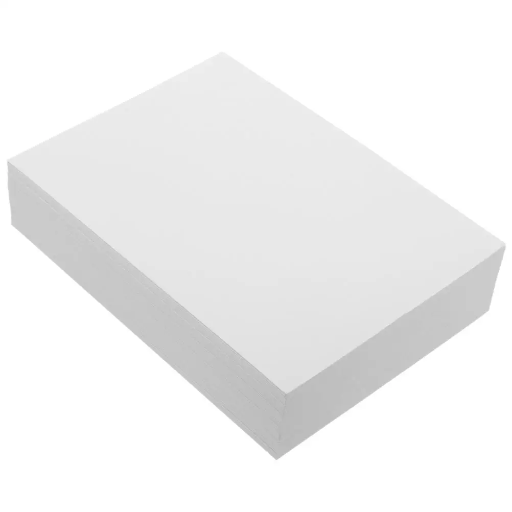

100 Sheets Photo Paper Glossy Print Imaging Supplies Drawing Dye Ink Papers White Finish
