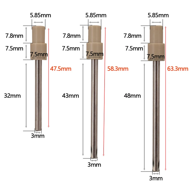 HPA Scuba 10-teiliges Edelstahl-Stangenventil-Set mit PEEK-Dichtungskopf, Federdüsenadapter – Zubehör für Hochdruckstationen