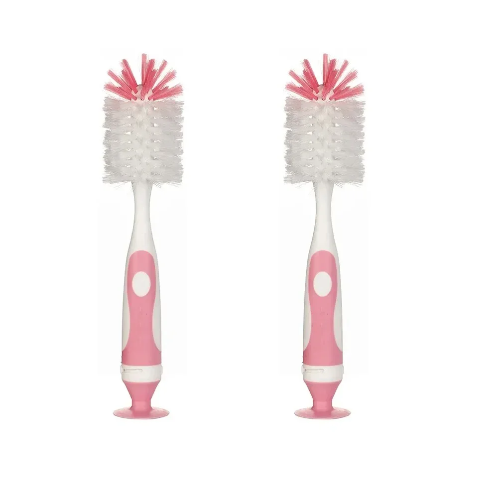 1/2Pcs  Cup Cleaning Brush Baby Bottle Brush Pacifier Brush Long Handled Rotating Cup Brush Water Cup Cleaning Brush  C117
