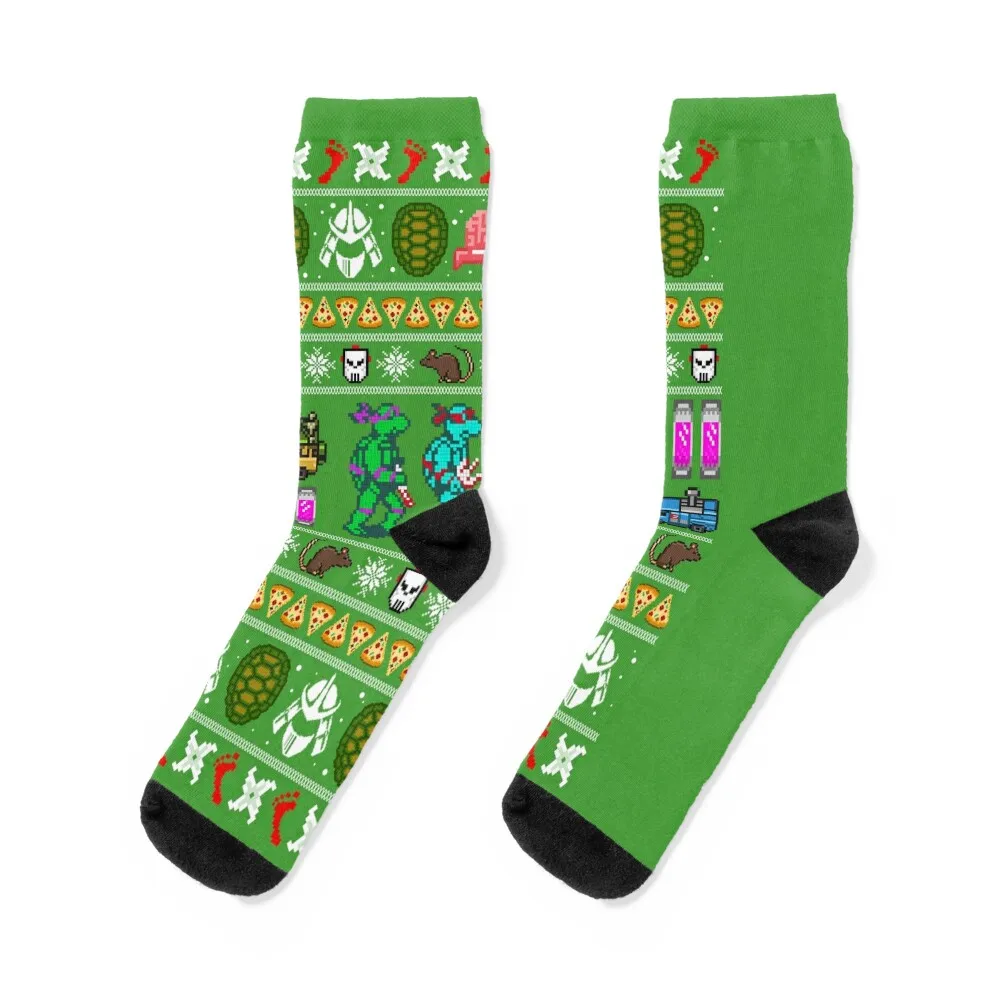 

A Turtle Christmas Socks summer man christmas gift cotton Boy Child Socks Women's