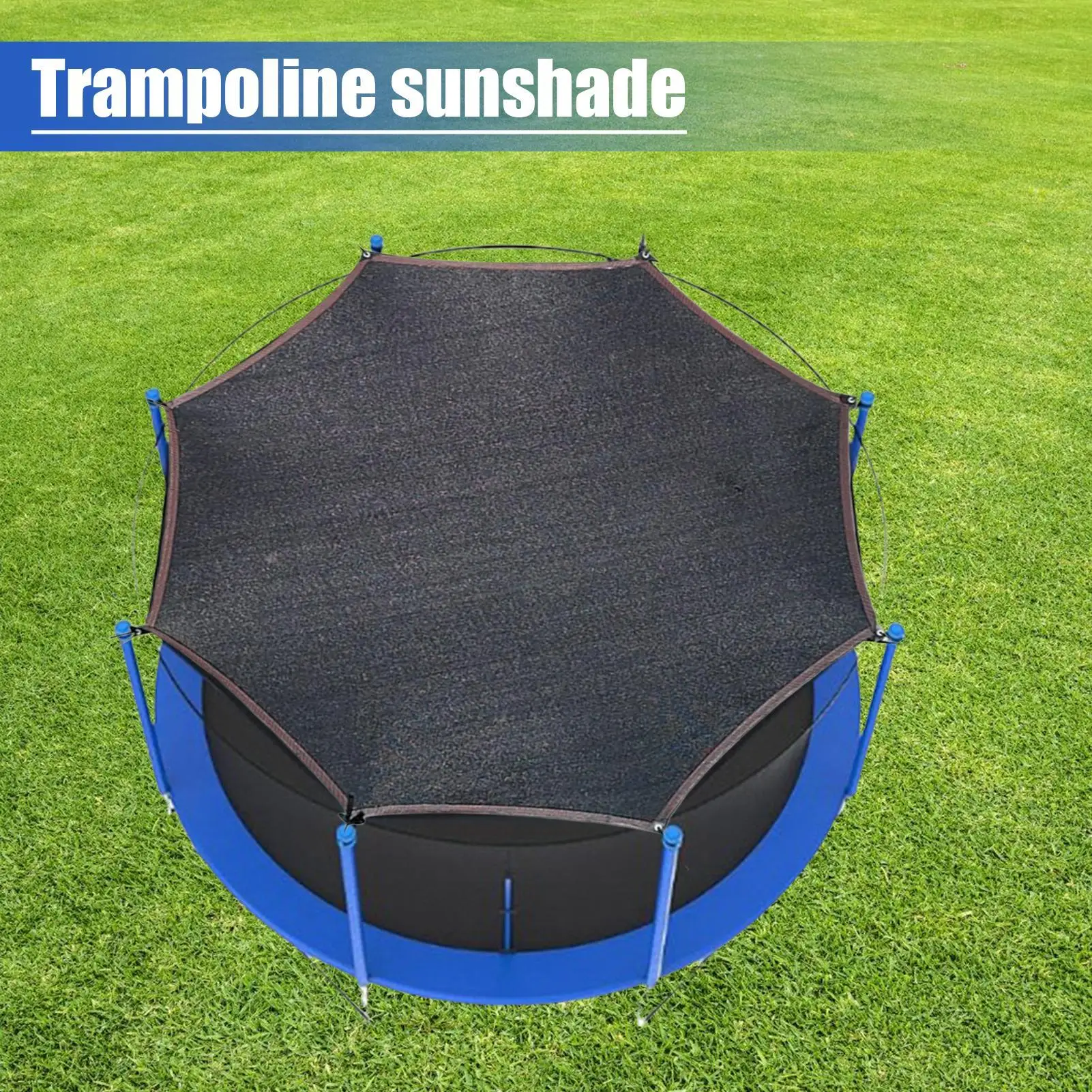 Wasserdichtes UV-Schutz Oxford Trampolin-Überdachung Schattenzelt Abdeckung 8 10 12 14 Fuß Outdoor Garten Heimfitness Kerntraining – Detail 7