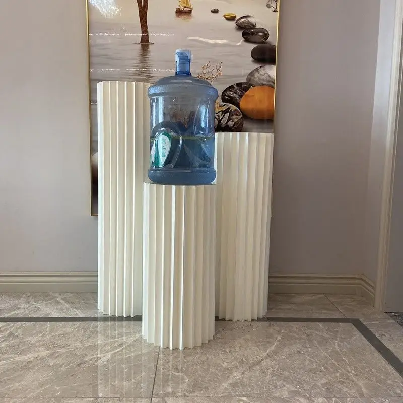 Dessert Table Display Stand Wedding Folding Cylinder Paper Roman Cylinder Folding Ornament Shopping Mall Window Birthday Party