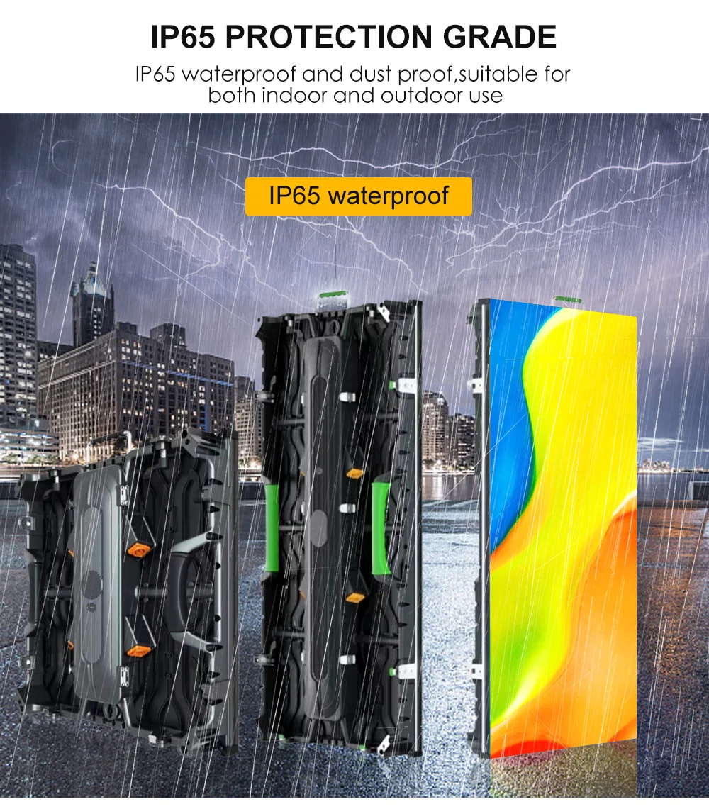 Wall P2.9/P3.91 IP65 Waterproof High Brightness Refresh Rate Seamless Display 500x500mm Indoor Outdoor Rental Led Video