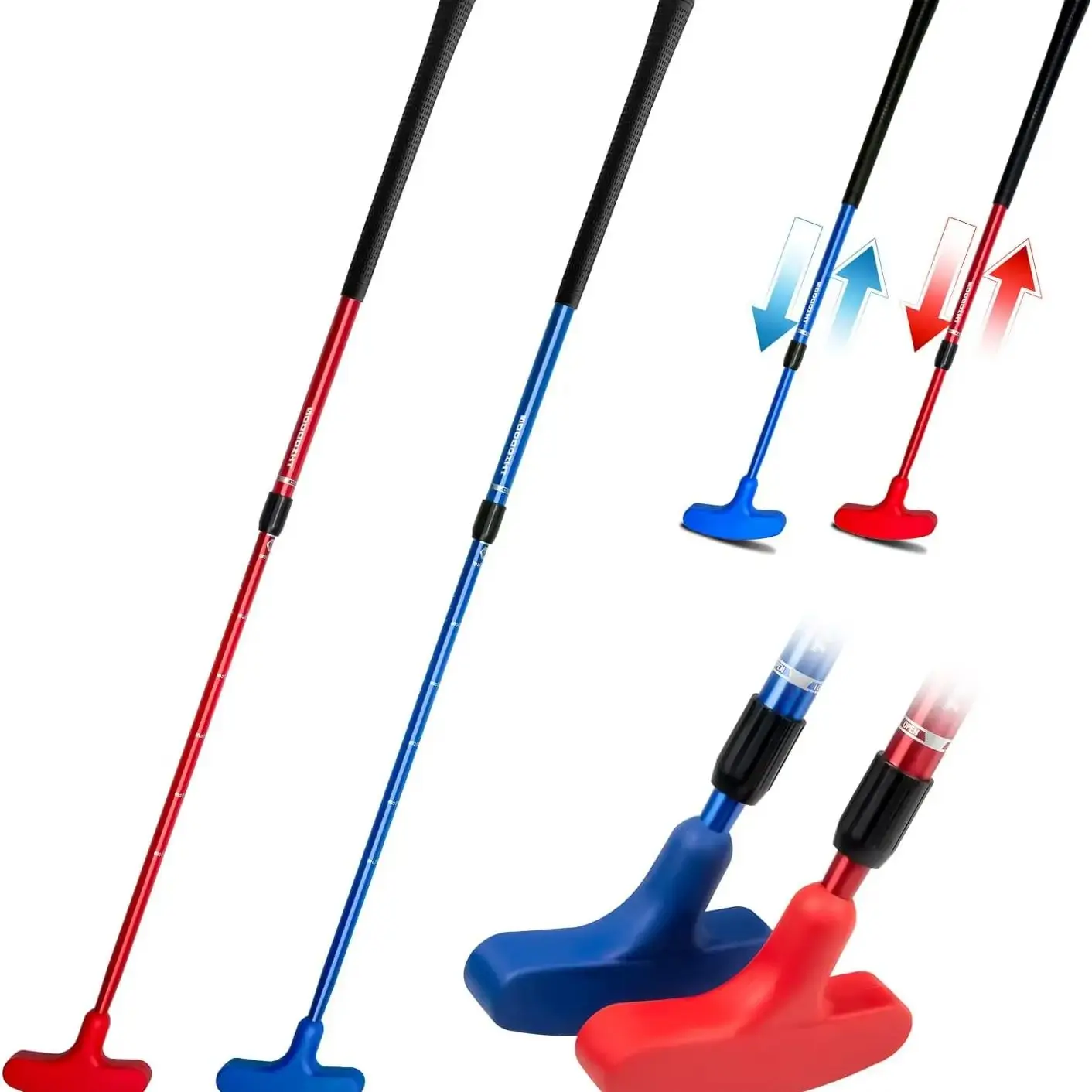 Golfputters voor mannen en vrouwen Tweeweg kinderputter Minigolfputter voor recht- of linkshandige golfers Golfputt met verstelbare lengte - afbeelding 2