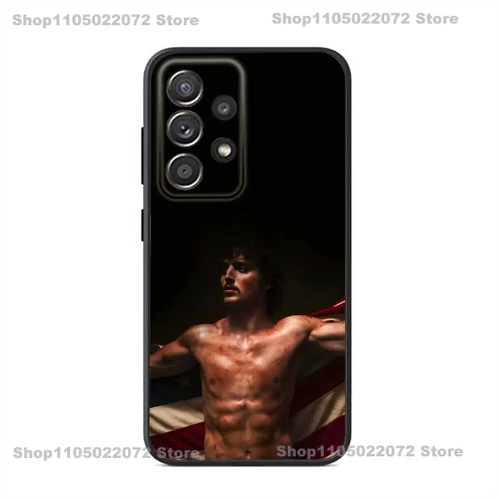 حافظة هاتف Benson Boone Singer لهاتف سامسونج S25,24,23,22,21,20,Ultra,10,10E,Plus Note20 حافظة سوداء #4