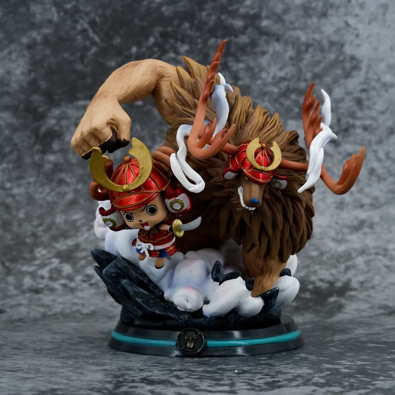 One Piece Chopper Figuras Anime, Wano, Onigashima, Estátua Chopper, Estatueta de Ação, Coleção Boneca Modelo, Decoração, Presente Toy, 13cm