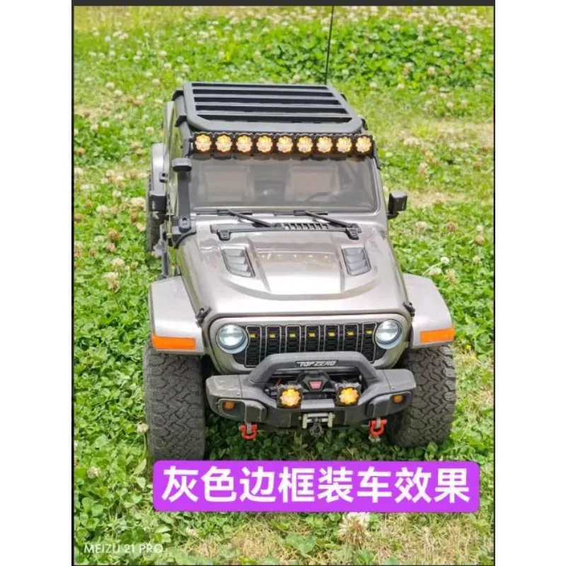 

Силиконовая форма для литья под давлением, обновленная передняя решетка радиатора из ABS для радиоуправляемых краулеров 1/7 RLAARLO MK07/JK07, опционально с подсветкой/передняя часть