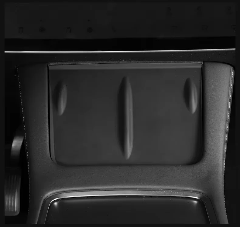 Für Tesla Model Y Juniper/Launch Model3 2024 2025 2026 Anti-Rutsch-Pad Kabelloses Ladepad Auto-Telefonhalterung Rutschfeste Matte Schutzmatte – Detail 15