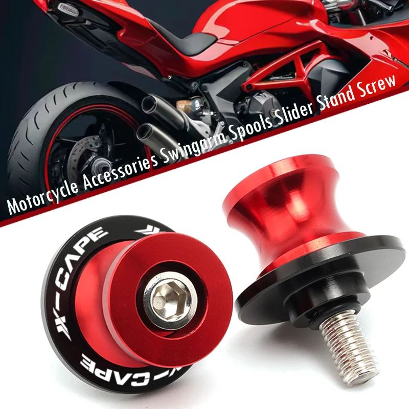 

For Moto Morini XCape X Cape X-Cape 650 Swingarm Spools Sliders Stand Screws CNC Motorcycle Accessories M10 1 Pair