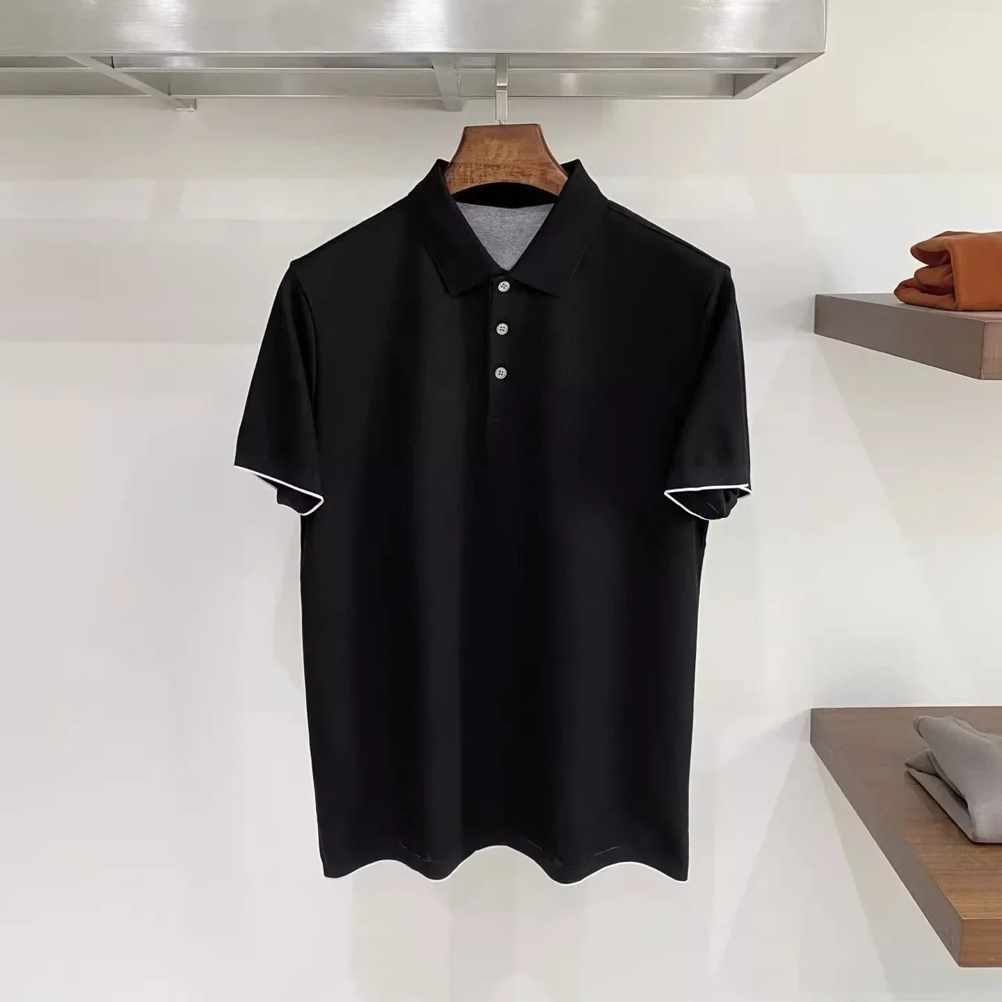 Italian BC 26 ss casual embroidered lapel polo shirt