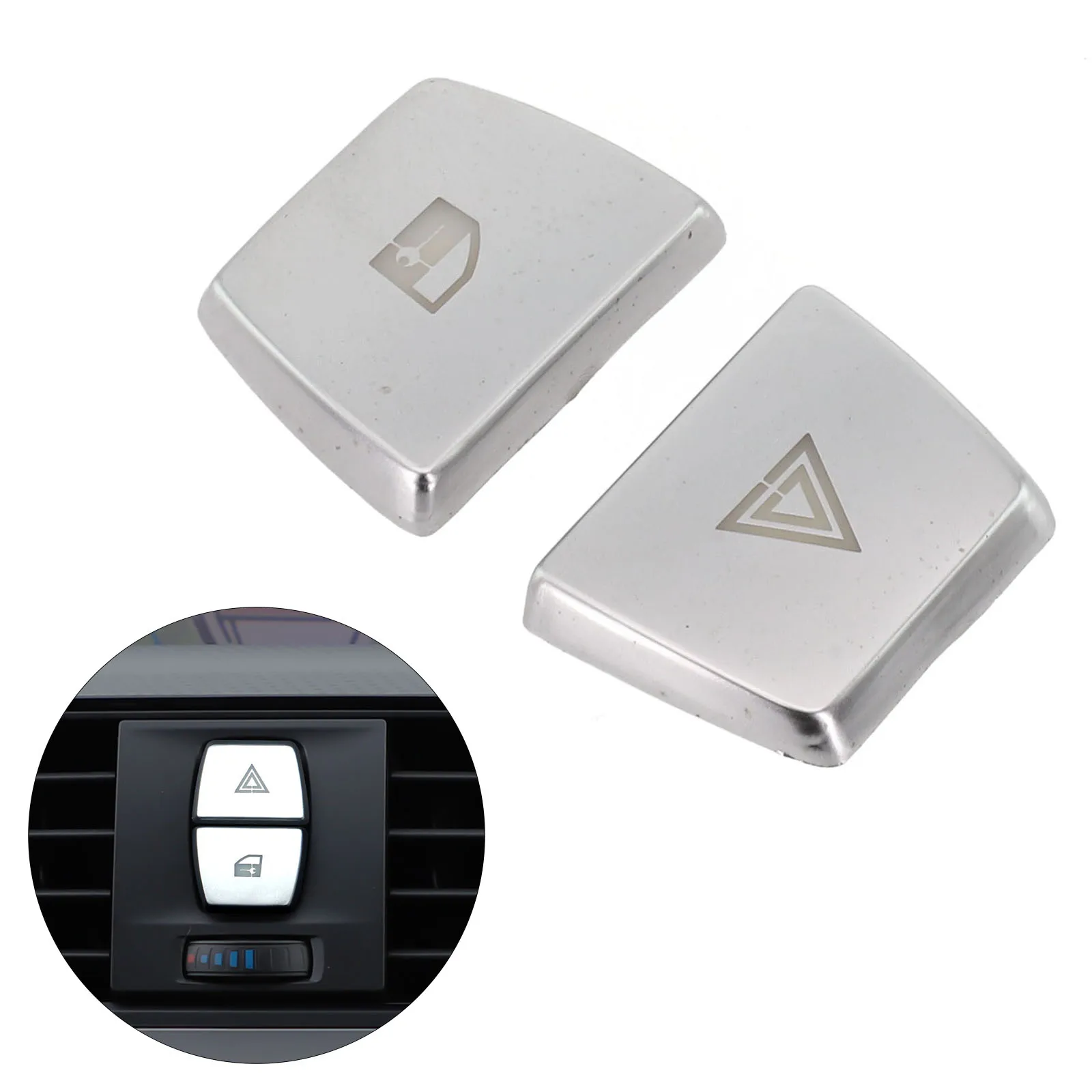 Luxury Chrome Plating Console Light Switch Button Cover Trim for BMW For F20 F22 F30 For F34 F32 Experience elegance