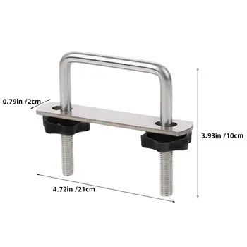 Držák U pro střešní nosiče automobilů, svorky na příčníky, svorky na příčníky pro automobilové střešní nosiče 10 nejlepší prodej univerzální svorka na střešní nosič - №8