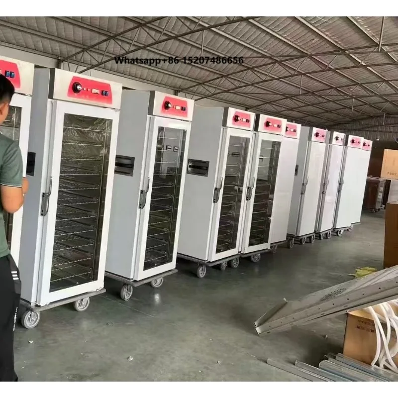 Large Capacity Single/Double Door Insulated Electric Heating Food Transport Cart Digital Temperature Control Remote Monitoring
