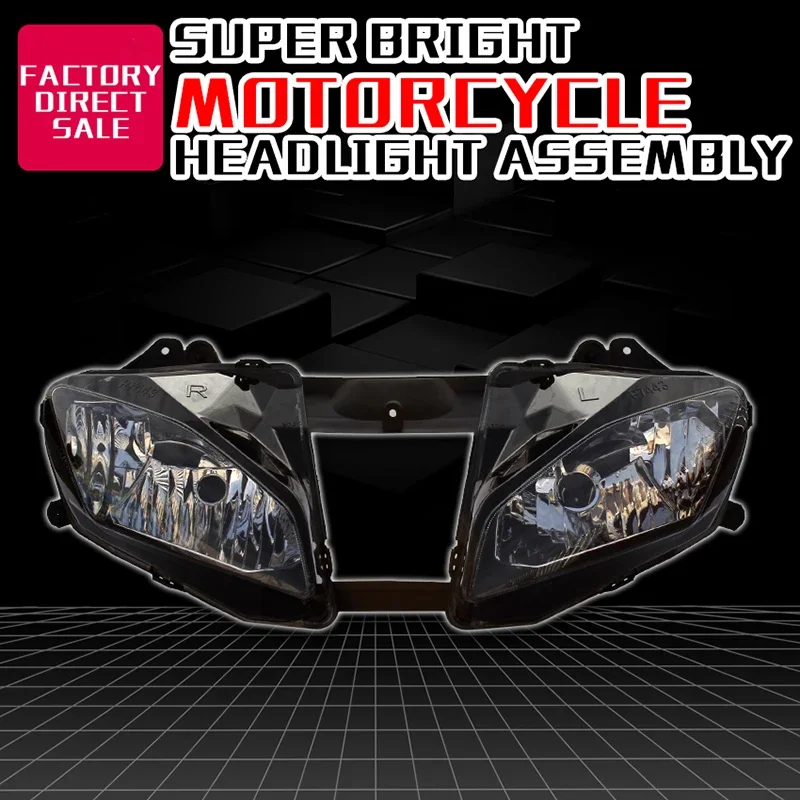 Front Headlight Head Light Headlamp Assembly For Yamaha YZF R6 2008 2009 2010 2011 2012 08 09 10 11 12 YZF600 Motorcycle Lamp