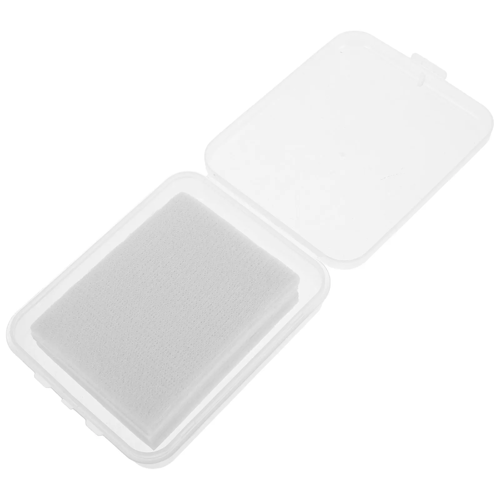 80개입 투명 메이크업 화장솜 초박형 순한 페이스 토너 와이프 민감성 피부용 일회용 클렌징 패드 보풀 없음