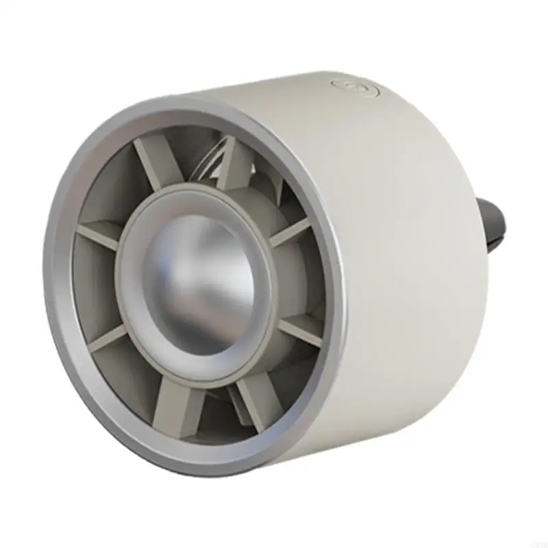 G6DD Fleksibilitas USB Car Venth Fan Fan Fan Fan dengan Kontrol 3speed dan LED Night Light Untuk Pendinginan Truk Kipas