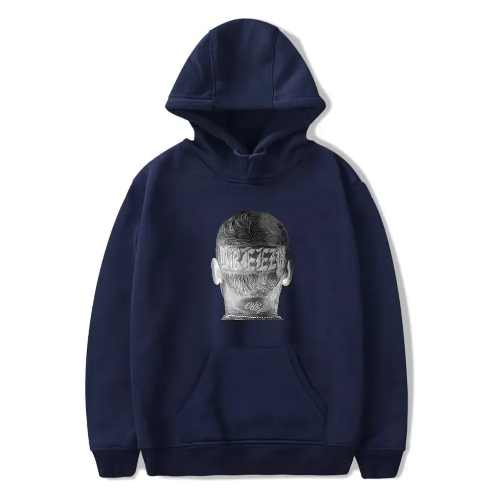 Chris brown breezy hoodie moletom feminino manga comprida moda pulôver roupas 2024