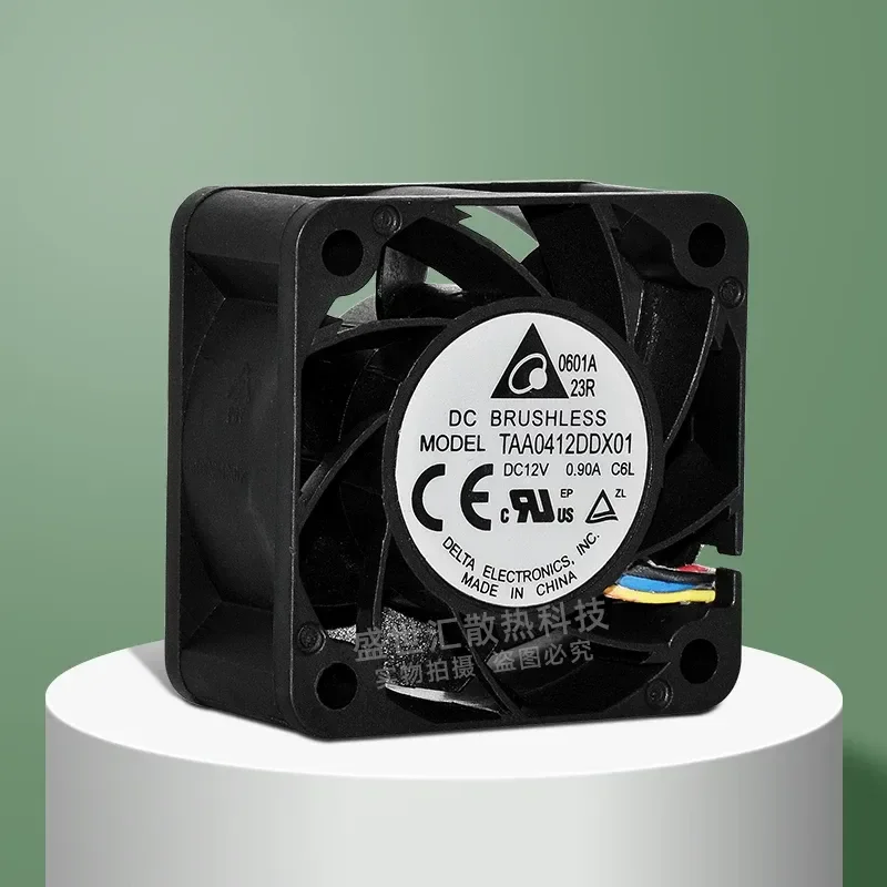 for Delta TAA0412DDX01 Violent 4020 12V 0.9A 4CM Dual Ball Bearing Chassis Server PWM Fan