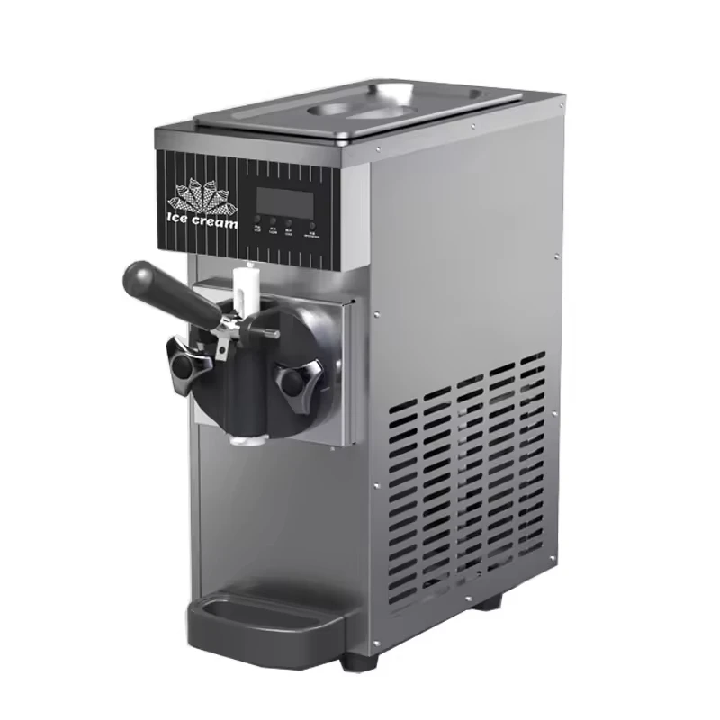 Ice Cream Makers Automatic Commercial Tabletop 1 Flavor Yogurt Ice Cream Making Soft Serve Ice Cream Machine