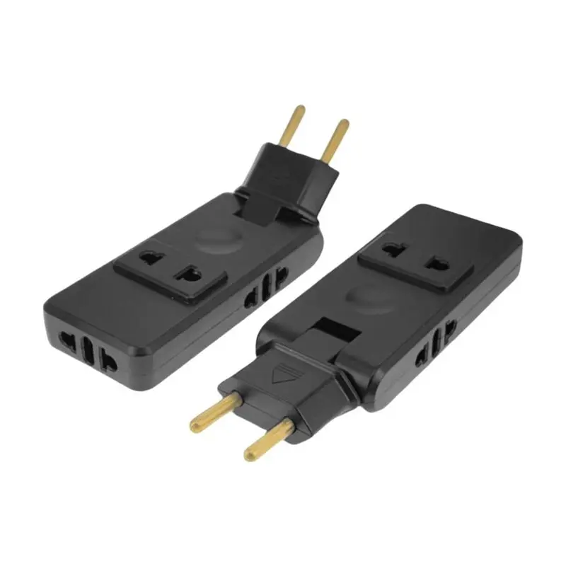YANA50I 4 In 1 EU Plug Extenion Socket Foldable France Germany Spain Plug Converter AC Outlet US To EU Plug Adapter Sockets A