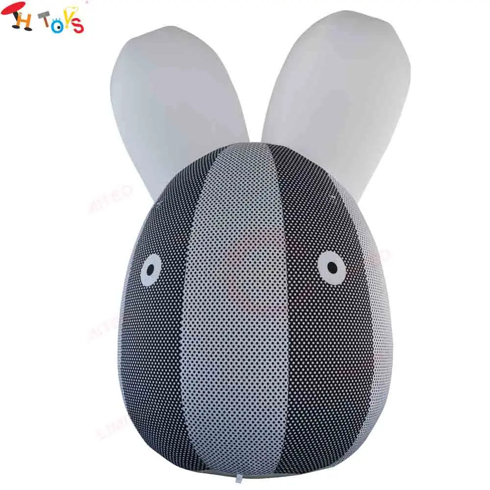Fast Ship Giant Inflatable Rabbit Visual Acuity Chart Optotype Dizzy Printing Inflatable Rabbit Model for Easter