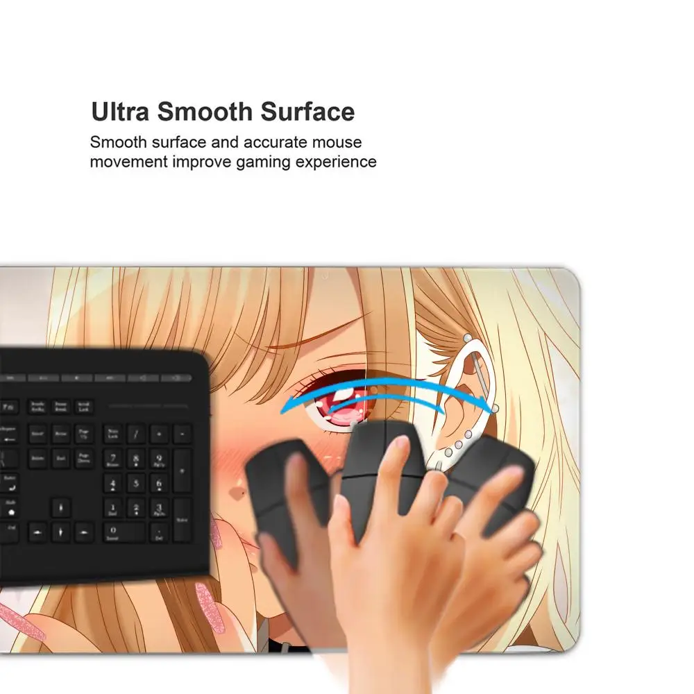 Marin Kitagawa Mouse Pad Table Mat Large Deskmat Desk Deskpad HD Moused Mousepad Gamer Mats Speed PC non-slip Accessories Carpet