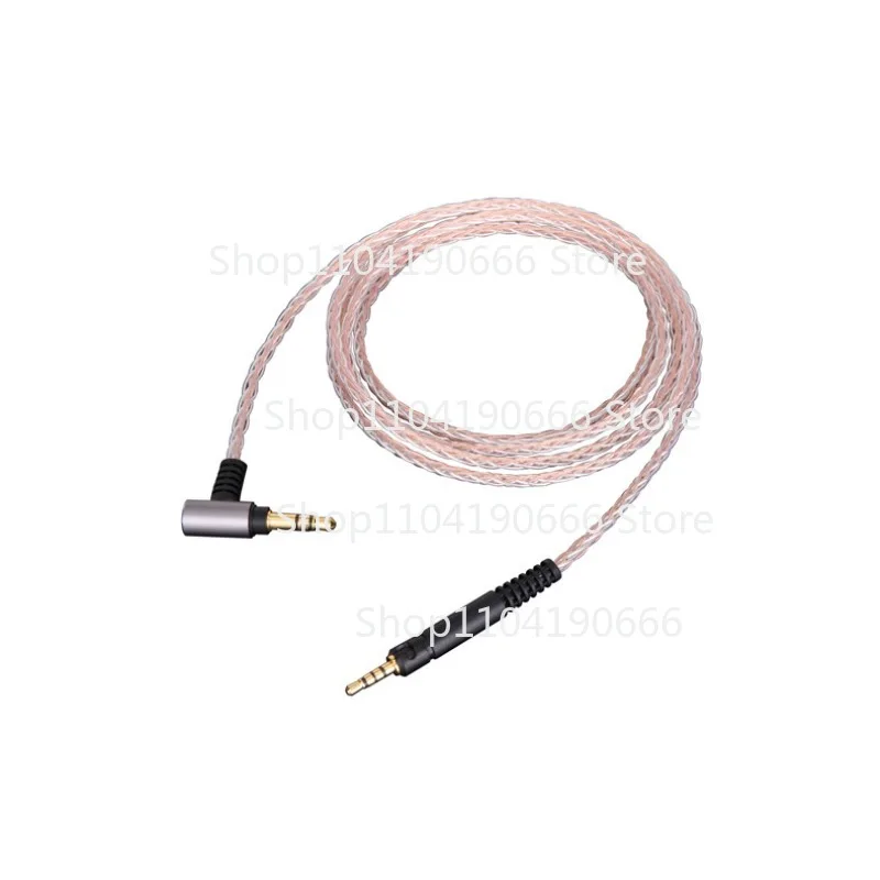 Cable de audio OCC trenzado de 8 núcleos para auriculares KRK KNS8400 KNS6400 KNS6402 KNS8402