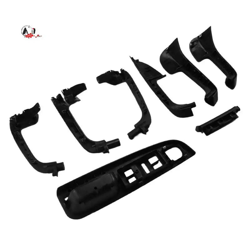 

A10E-1K4868049C Car Black Color Interior Door Handle Grab Cover Set For VW Golf 5 Gti MK5 Jetta MK5 LHD