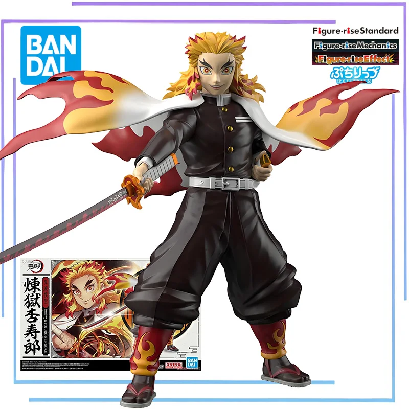 

Оригинальная серия BANDAI Figure-Rise 《Demon Slayer》Kyojuro Rengoku, аниме-фигурка, сборная модель, игрушки, Коллекционная модель