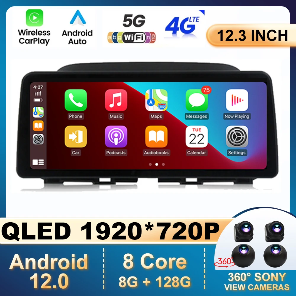 

12.3 Inch QLED Android 13 For Mazda CX5 CX-5 CX 5 2012 2015 Screen Multimedia Video Player CarPlay Car Radio Autoradio