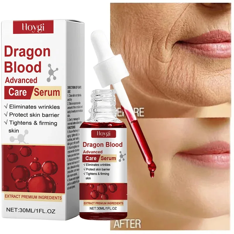 

Dragon Blood Advanced Serum Effective Resist Aging Tighten Skin Reduce Wrinkles Brighten Skin Tone Improve Dullness Face Essence