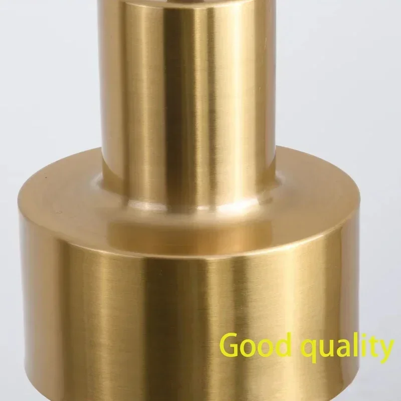 

suspended Nordic single head chandelier golden small lamp for home bedroom bedside bar clothing store cafe pot lid creative