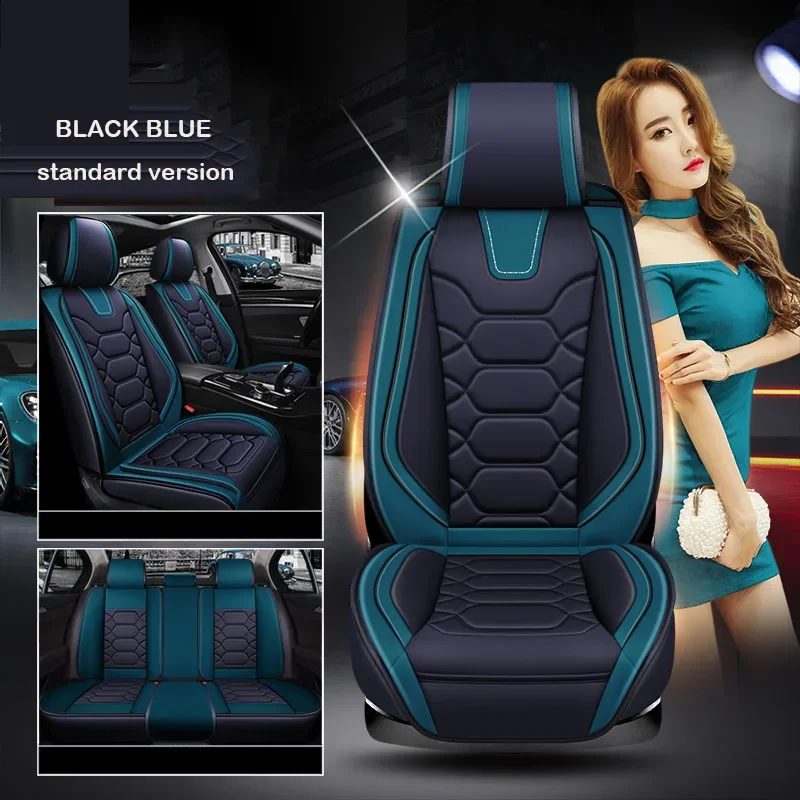 

High Quality 5 Seats Leather Car Seat Cover For Geely Emgrand EC7 Coolray Atlas MK Interior Parts Auto Products Accessories