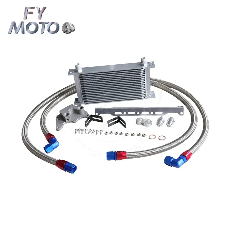 19 Row R56 Oil Cooler Kit for BMW Mini C*ooper S Supercharger W/mounting Bracket