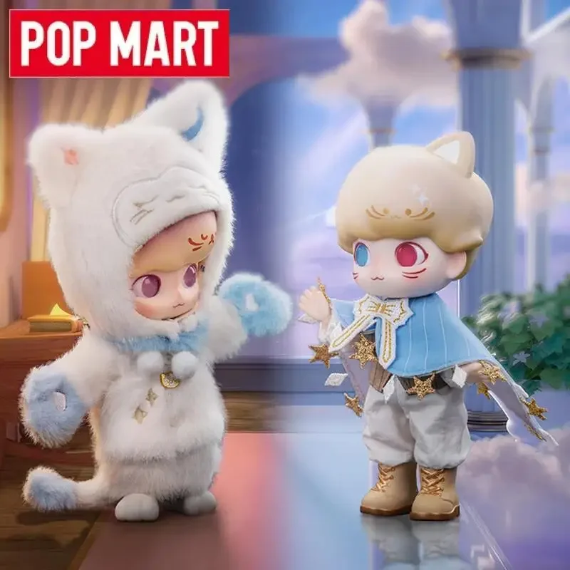 POP MART Dimoo Sleepwalking Series Anime Action Figure Blind Box Guess Bag Ornament Figurines Desktop Dolls Toys Model Girl Gift