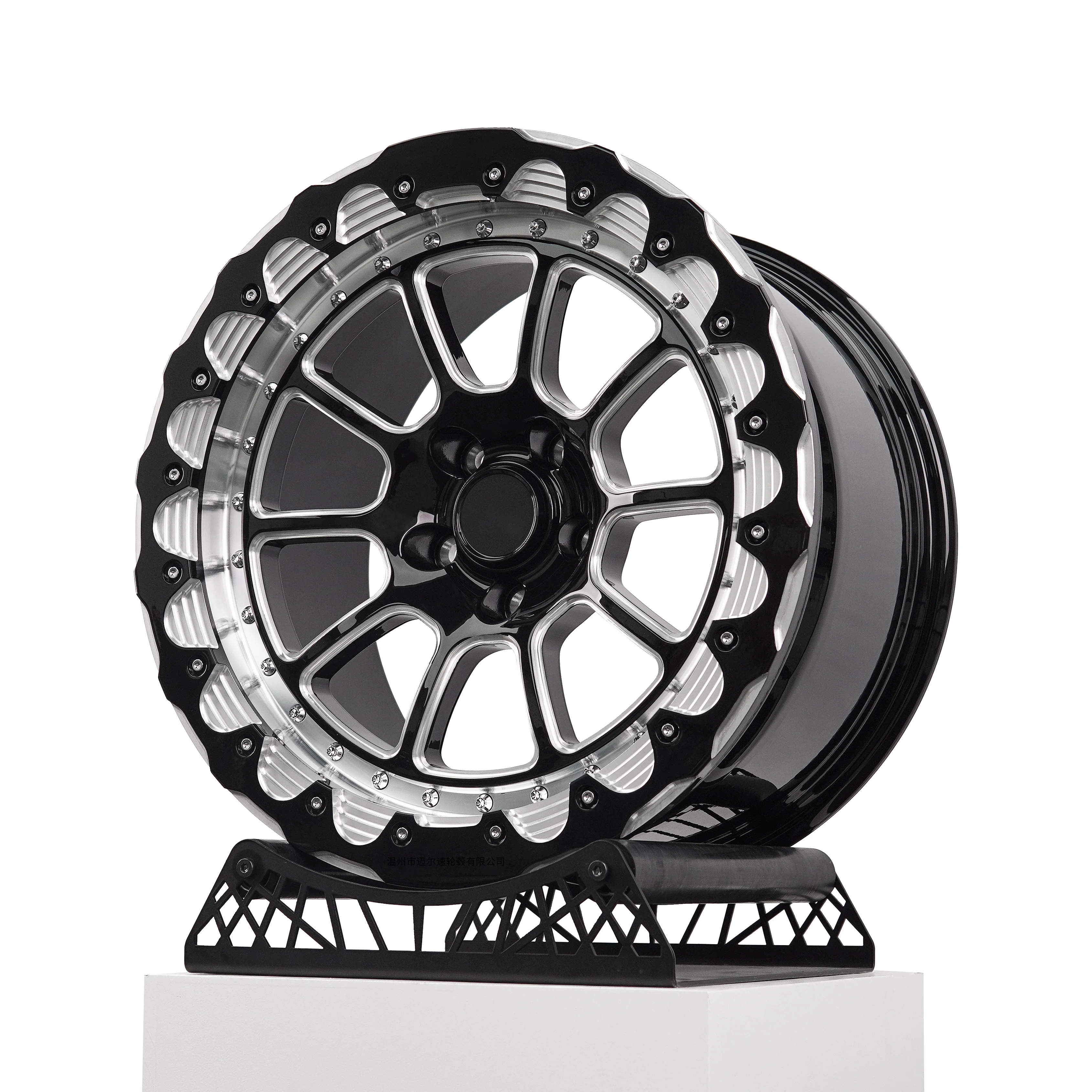 17x10 17x11 KE Forged Beadlock Racing Wheels 5x114.3 Drag Rims For Mustang Supra MKV