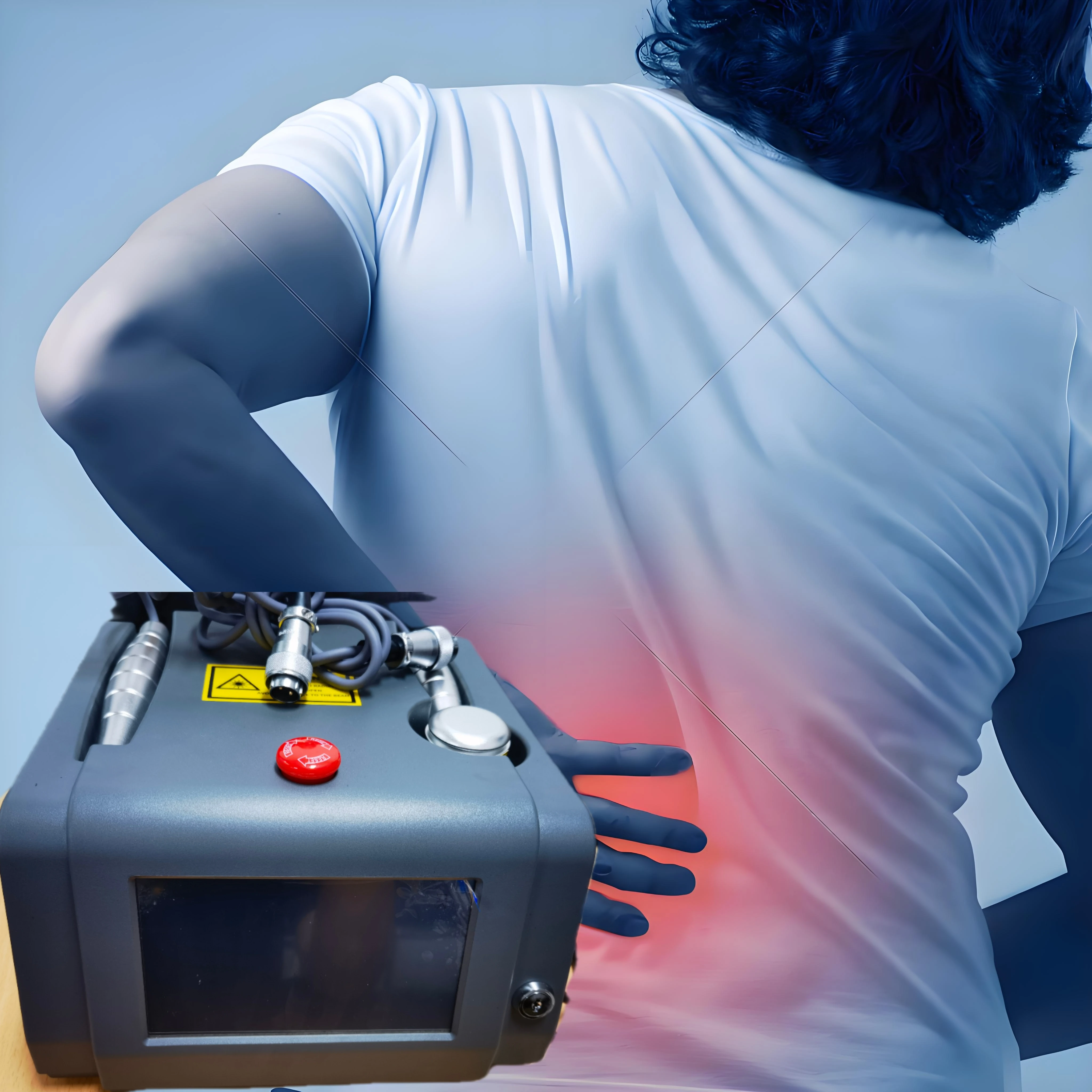 

Professional 5W Cold Laser Therapy Device for Chronic Back Pain Relief, Muscle & Joint Care - 808nm & 650nm