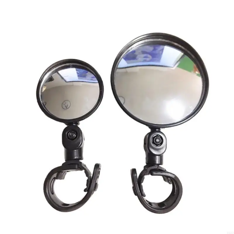 Bike Rear View Glasses Flexible 360 Degree Rotatable Safety Rear View Glass Sets 