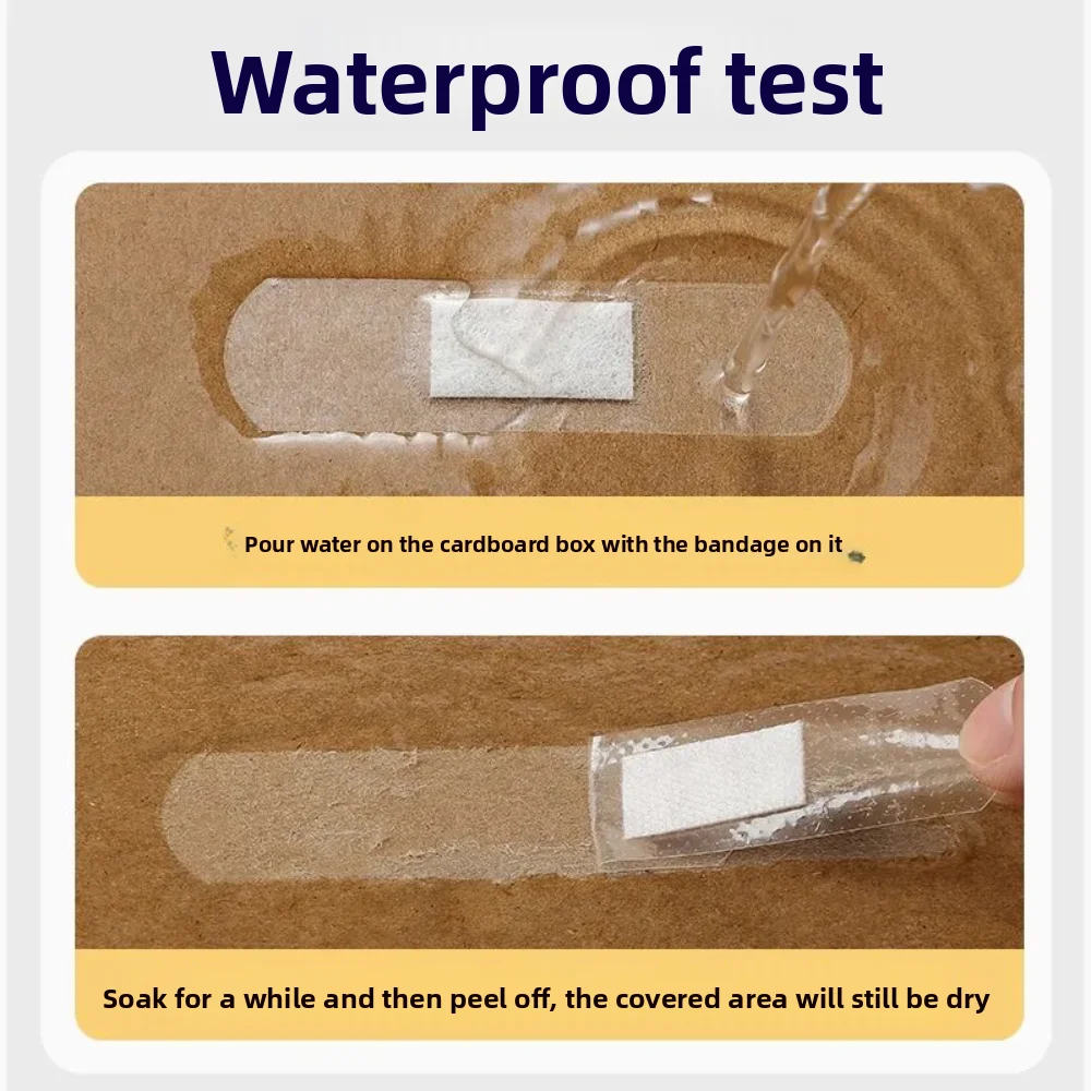 60Pcs Transparent Adhesive Bandages Invisible Anti-friction Waterproof Sticker High Viscosity Breathable Finger Stickers