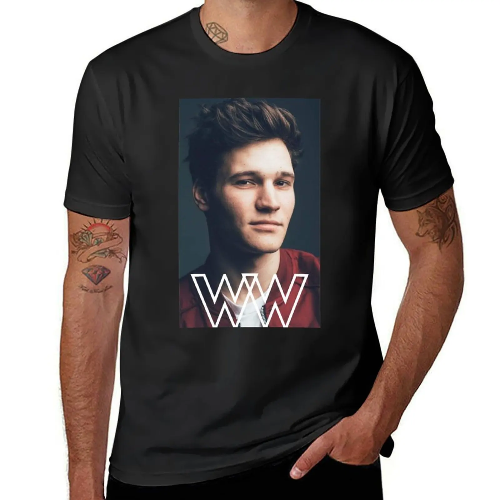 Wincent Weiss T-Shirt customizeds tees men workout shirt